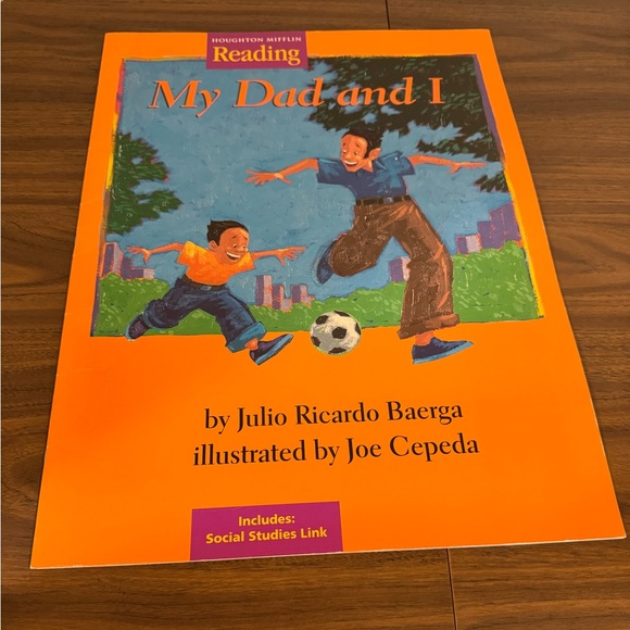 Big Book Classroom Size My Dad and I Julio Ricardo Baerga 21”x16” Father’s Day - Picture 1 of 9